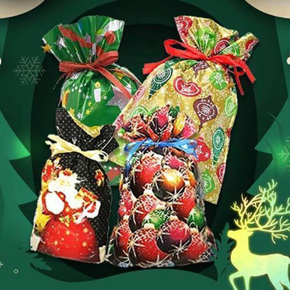 🎄50K+ Sold 🔥 Christmas Sale 49% OFF  Biodegradable Drawstring Christmas Gift Bags🎁