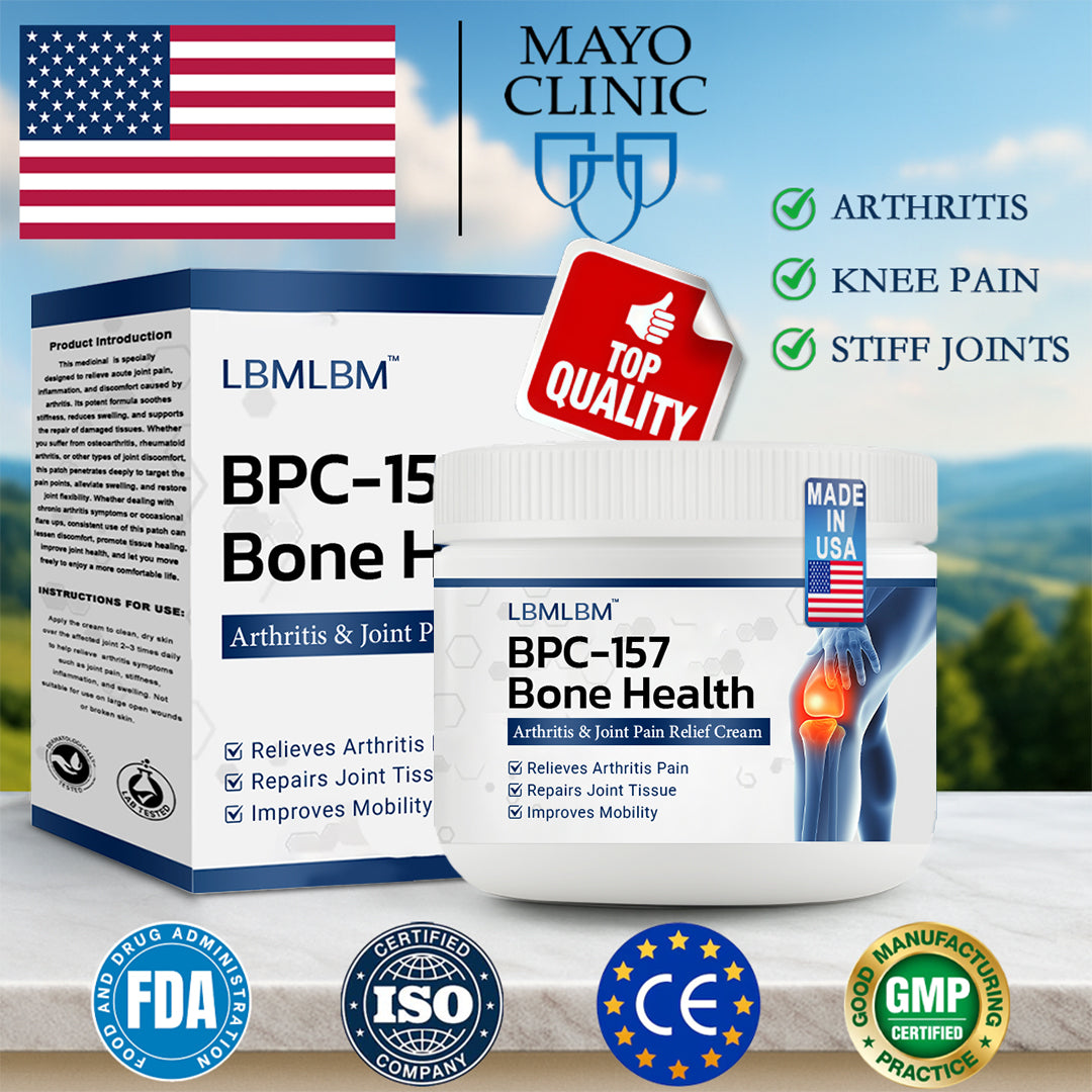 LBMLBM™ BPC-157 Joint Healing Cream 👨‍⚕️ FDA Certified (Targets arthritis, nerve pain, rheumatism & sports-related stiffness for better mobility)