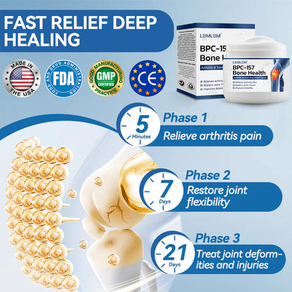 LBMLBM™ BPC-157 Joint Healing Cream 👨‍⚕️ FDA Certified (Targets arthritis, nerve pain, rheumatism & sports-related stiffness for better mobility)