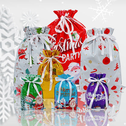 🎄50K+ Sold 🔥 Christmas Sale 49% OFF  Biodegradable Drawstring Christmas Gift Bags🎁