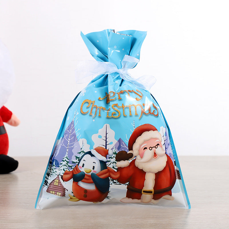 🎄50K+ Sold 🔥 Christmas Sale 49% OFF  Biodegradable Drawstring Christmas Gift Bags🎁