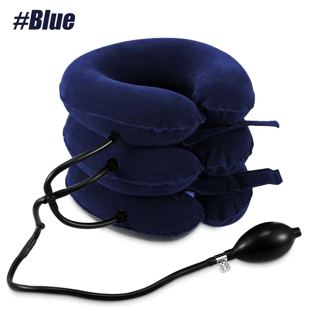 Negusy™ Inflatable Traction Collar – Neck Pain Relief, Posture Correction & Spinal Decompression