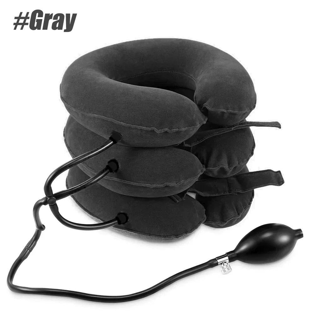 Negusy™ Inflatable Traction Collar – Neck Pain Relief, Posture Correction & Spinal Decompression