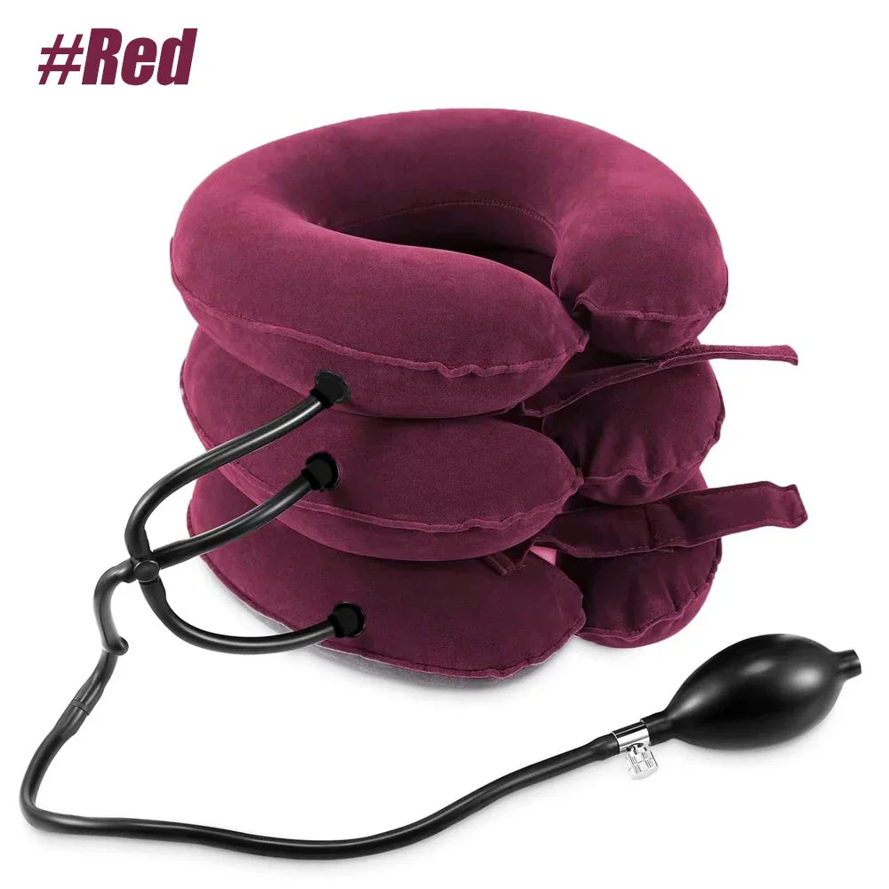 Negusy™ Inflatable Traction Collar – Neck Pain Relief, Posture Correction & Spinal Decompression