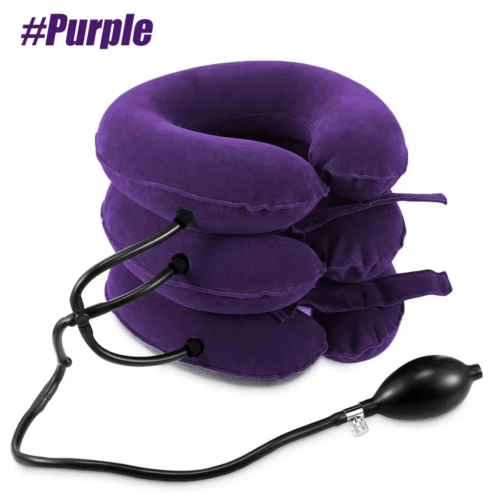 Negusy™ Inflatable Traction Collar – Neck Pain Relief, Posture Correction & Spinal Decompression