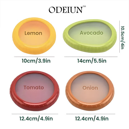 Odeiun™ Silicone Stretch Pods – Eco-Friendly Food Savers
