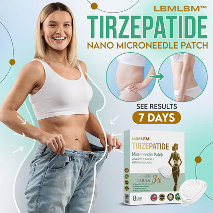 LBMLBM™ NIDDK-Tirzepatide Slimming NANO MICRONEEDLE PATCH 👨‍⚕️（Zero Pain, 24/7 Release | Lose 20lbs FAST | 90% Sugar Drop | ）