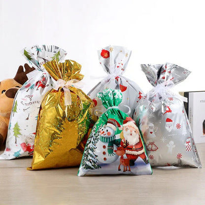 🎄50K+ Sold 🔥 Christmas Sale 49% OFF  Biodegradable Drawstring Christmas Gift Bags🎁